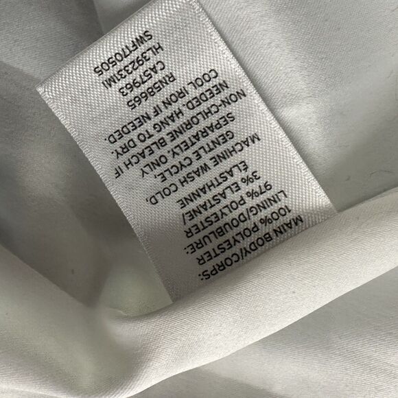 chelsea28 green leaf Eucalyptus sleeveless long dress Size 2 - Picture 7 of 7